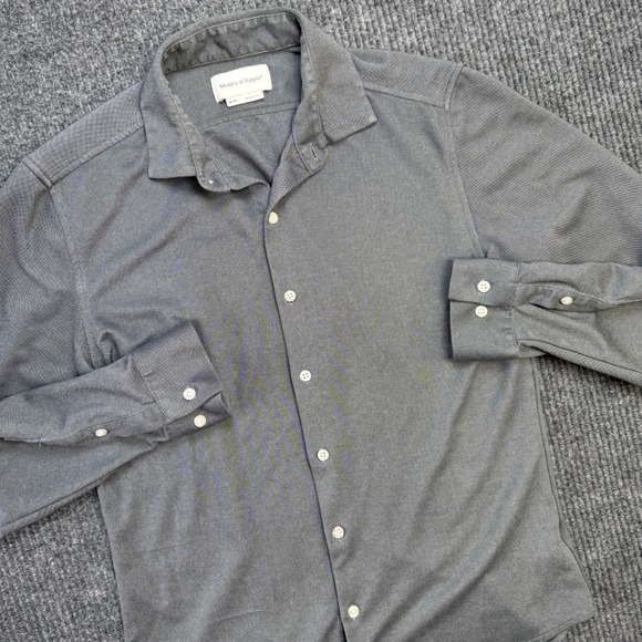 Ministry of Supply Other - Ministry of Supply Apollo Shirt Mens Medium Slim Gray Performance Dress Commute